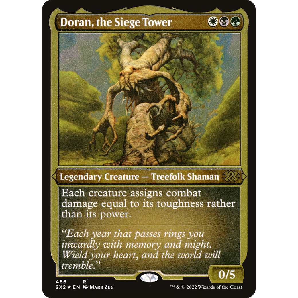Doran, the Siege Tower (Foil Etched) (2X2-486) - Double Masters 2022 Foil