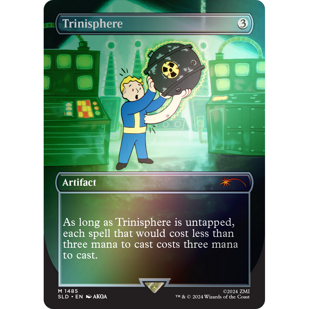 Trinisphere (Rainbow Foil) (SLD-1485) - Secret Lair Drop (Borderless) Foil