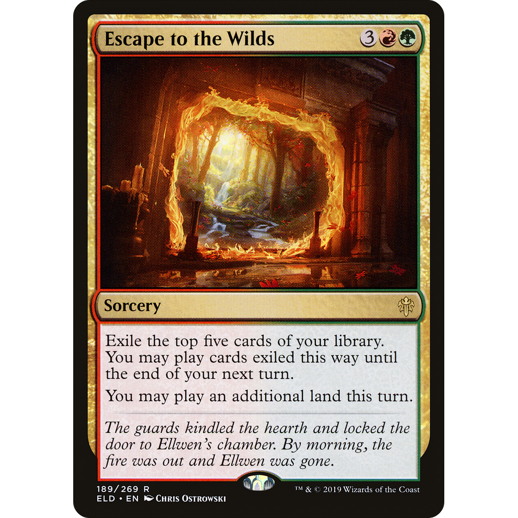 Escape to the Wilds (ELD-189) - Throne of Eldraine Foil