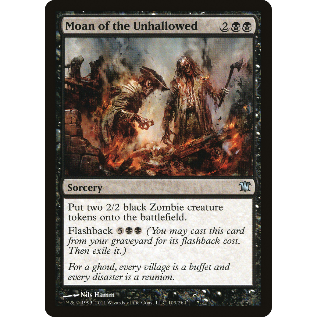 Moan of the Unhallowed (ISD-109) - Innistrad Foil