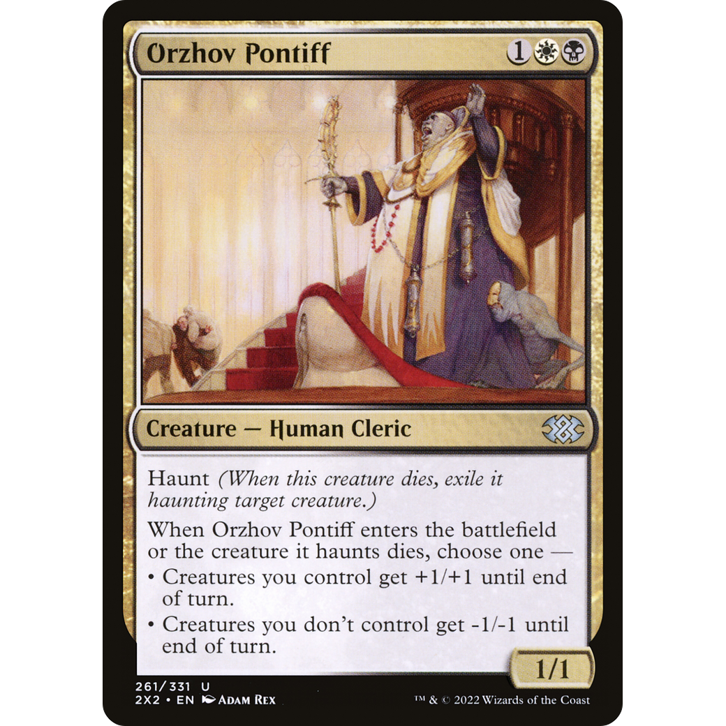 Orzhov Pontiff (2X2-261) - Double Masters 2022 Foil