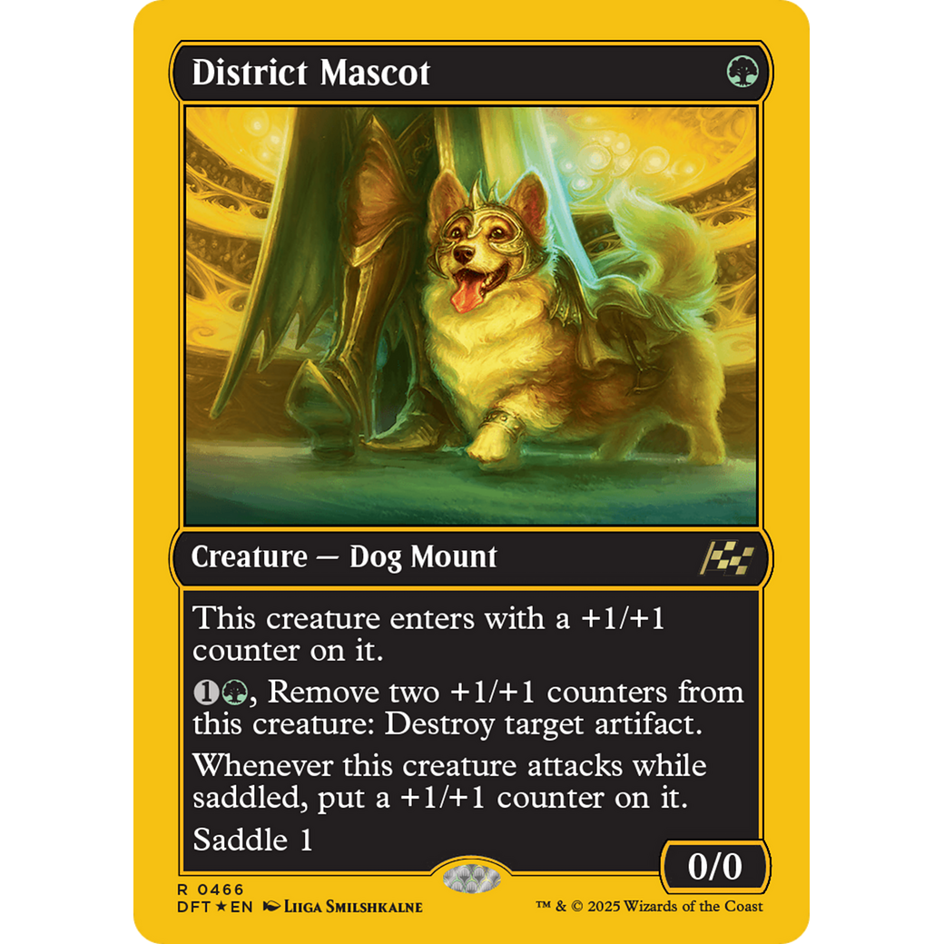 District Mascot (DFT-466) - Aetherdrift Foil