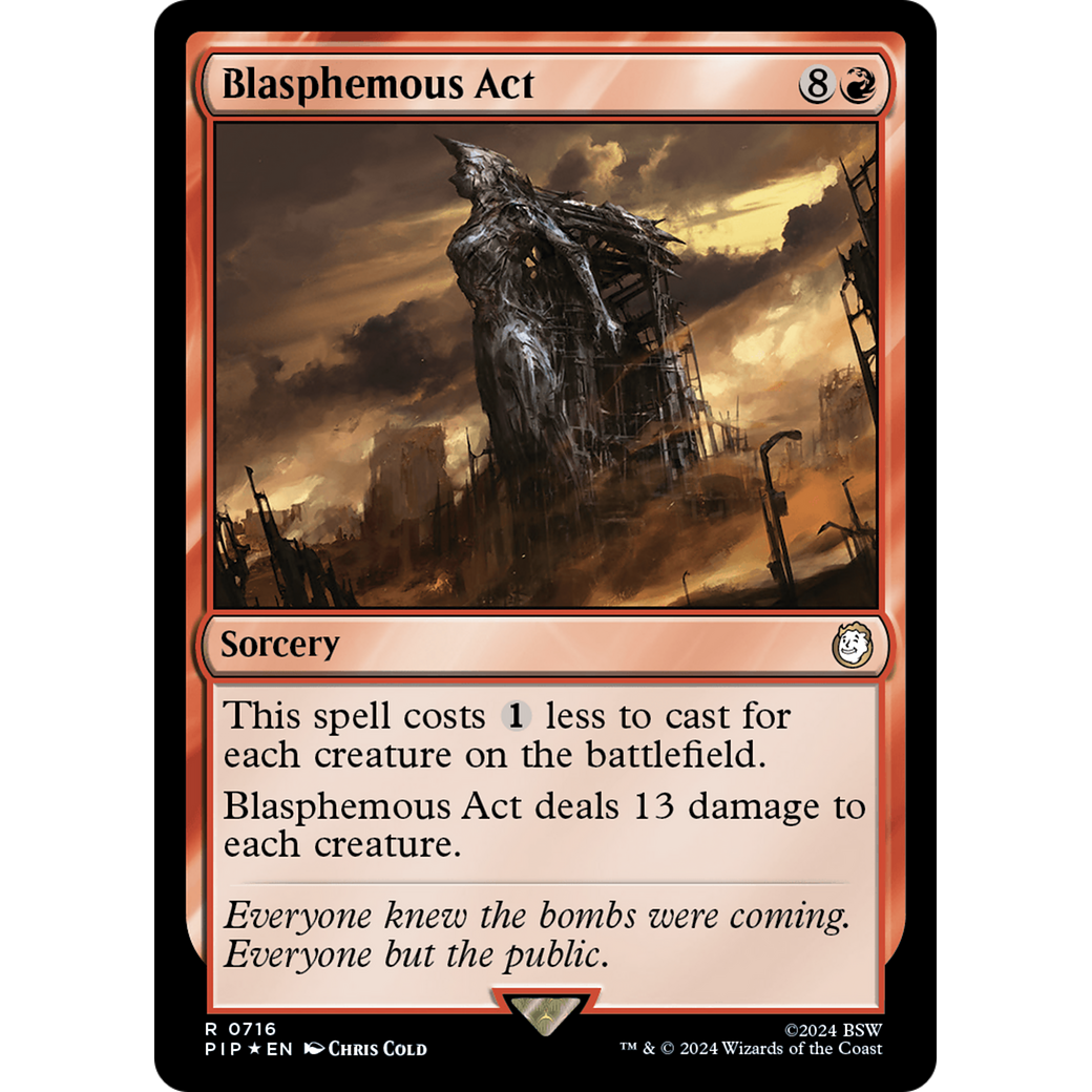 Blasphemous Act (PIP-716) - Fallout Foil