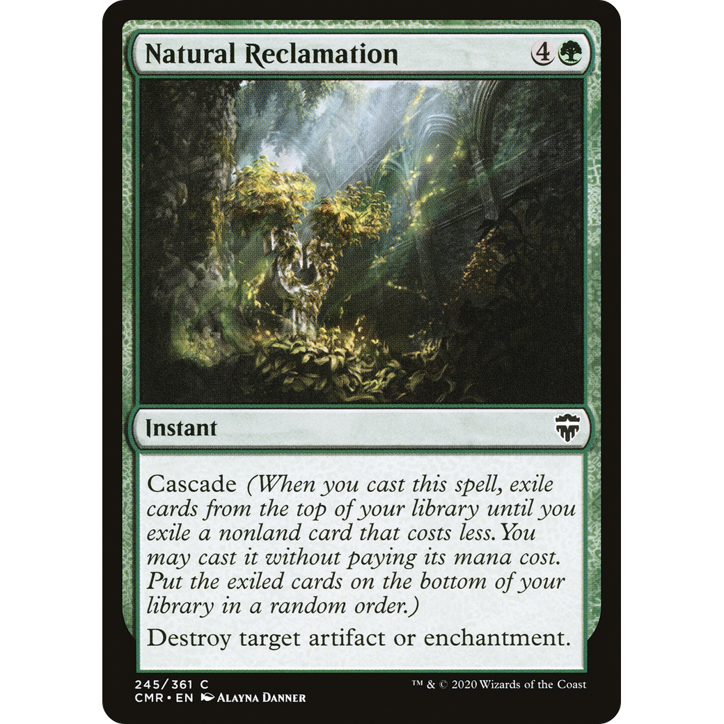 Natural Reclamation (CMR-245) - Commander Legends