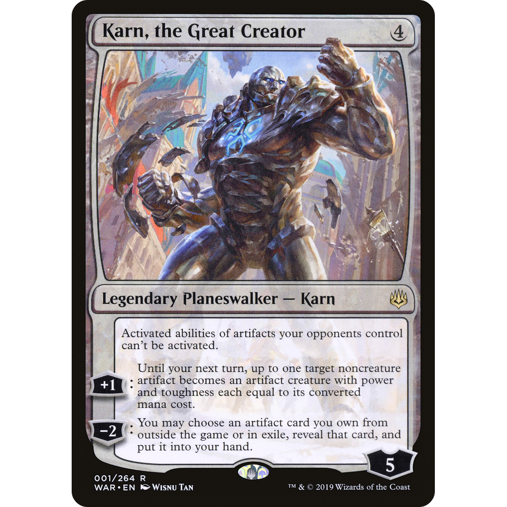 Karn, the Great Creator (WAR-001) - War of the Spark