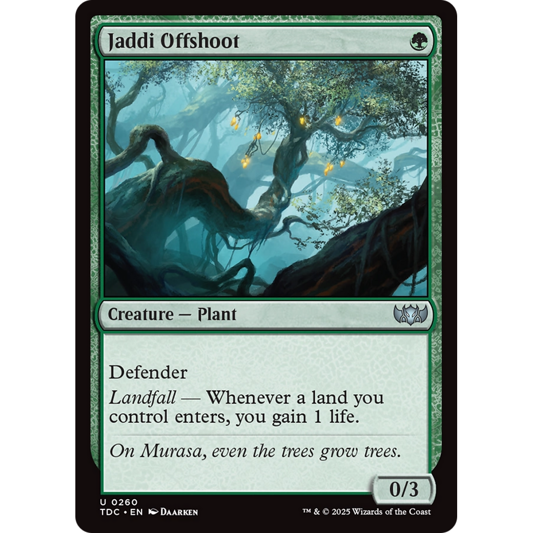 Jaddi Offshoot (TDC-260) - Commander: Tarkir: Dragonstorm