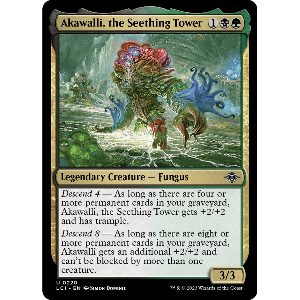 Akawalli, the Seething Tower (LCI-220) - The Lost Caverns of Ixalan Foil