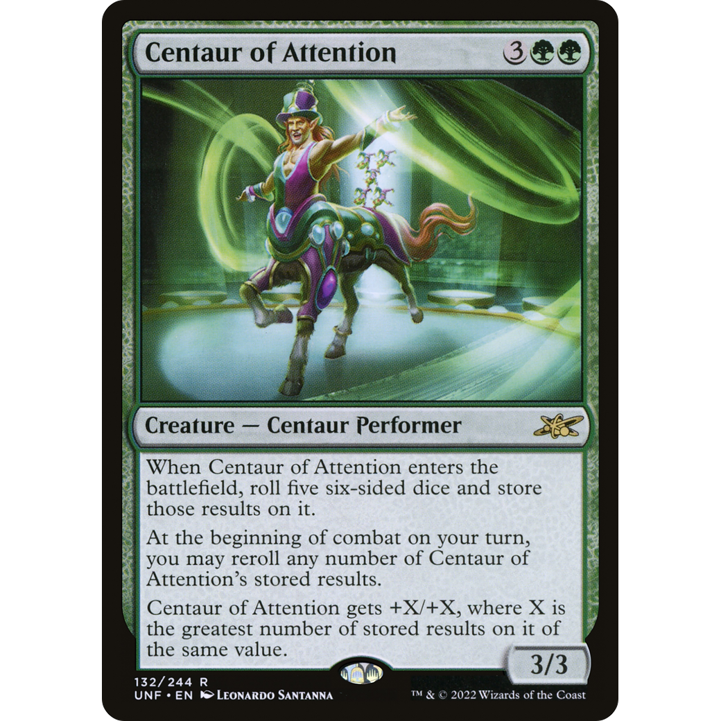 Centaur of Attention (UNF-132) - Unfinity