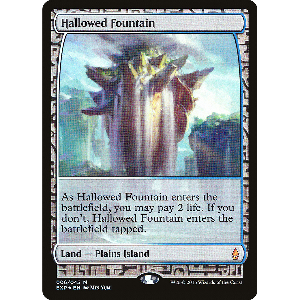 Hallowed Fountain (EXP-006) - Zendikar Expeditions Foil