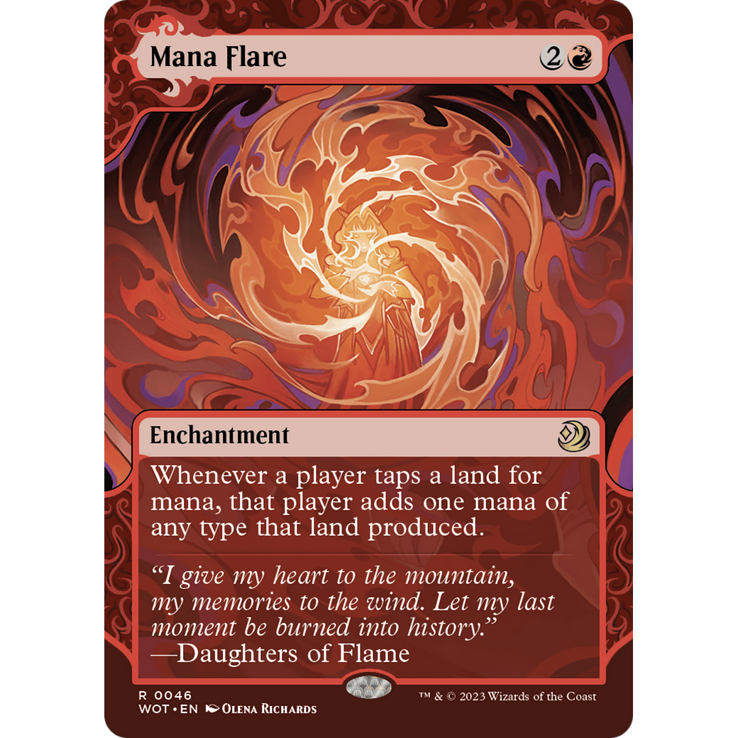 Mana Flare (WOT-046) - Wilds of Eldraine: Enchanting Tales: (Showcase) (Borderless)