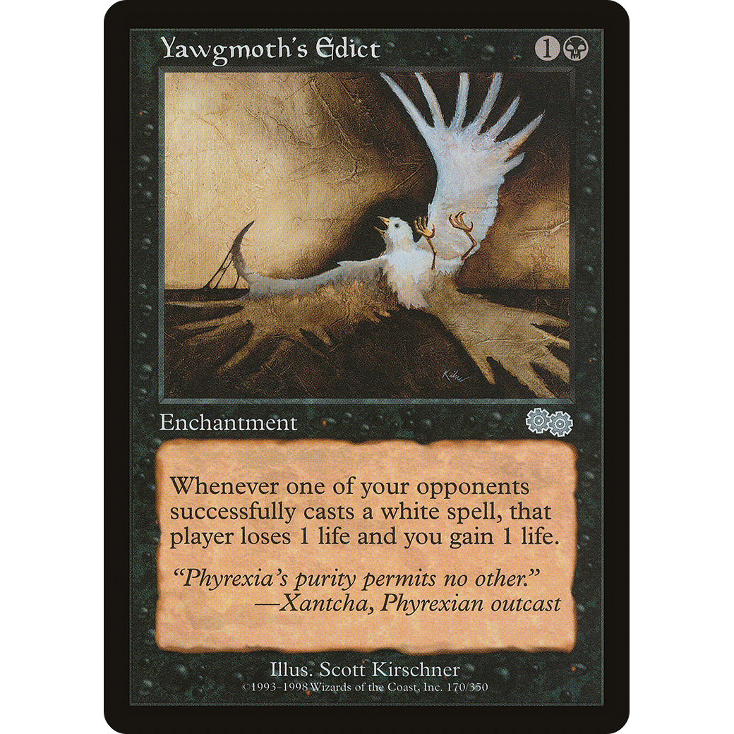 Yawgmoth's Edict (USG-170) - Urza's Saga