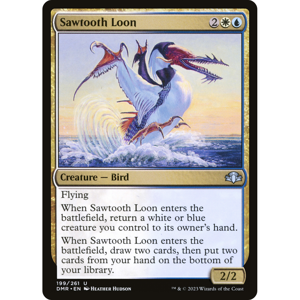 Sawtooth Loon (DMR-199) - Dominaria Remastered
