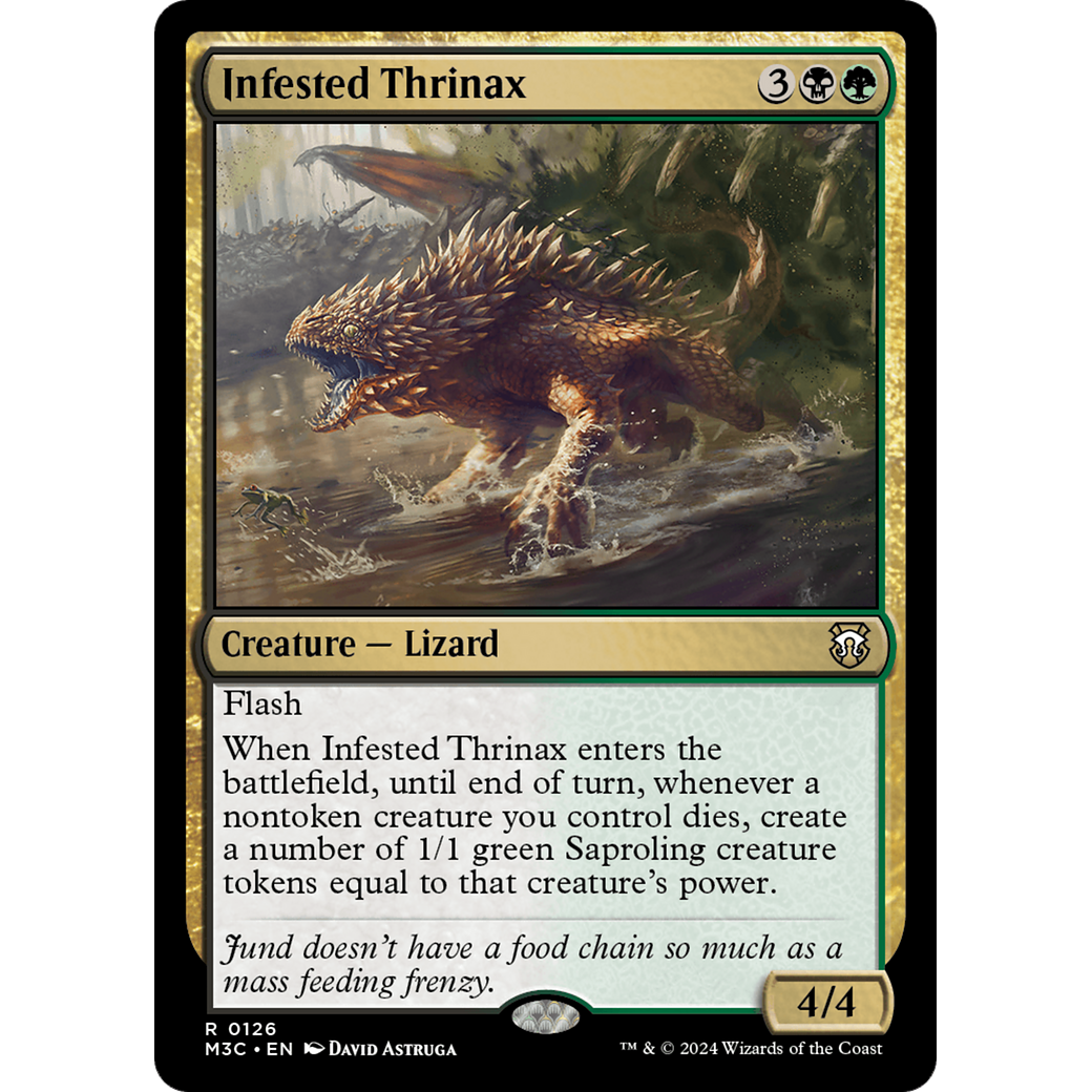 Infested Thrinax (M3C-126) - Modern Horizons 3 Commander