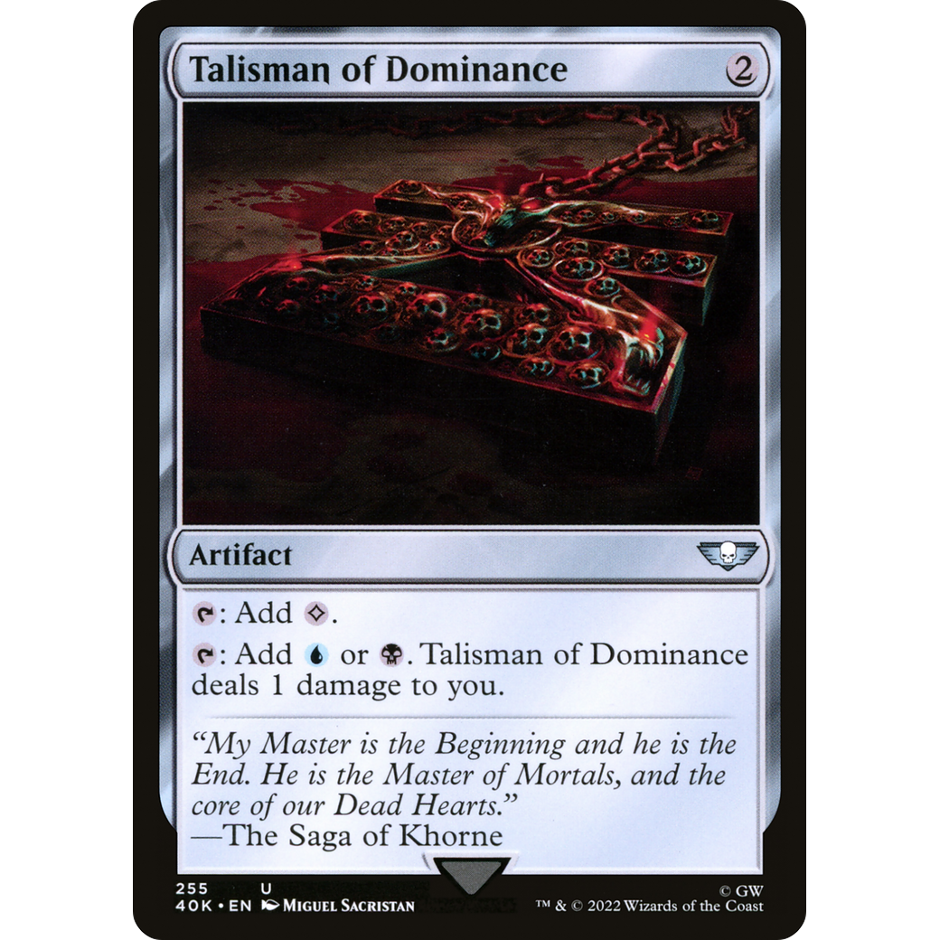 Talisman of Dominance (40K-255) - Warhammer 40,000 Commander