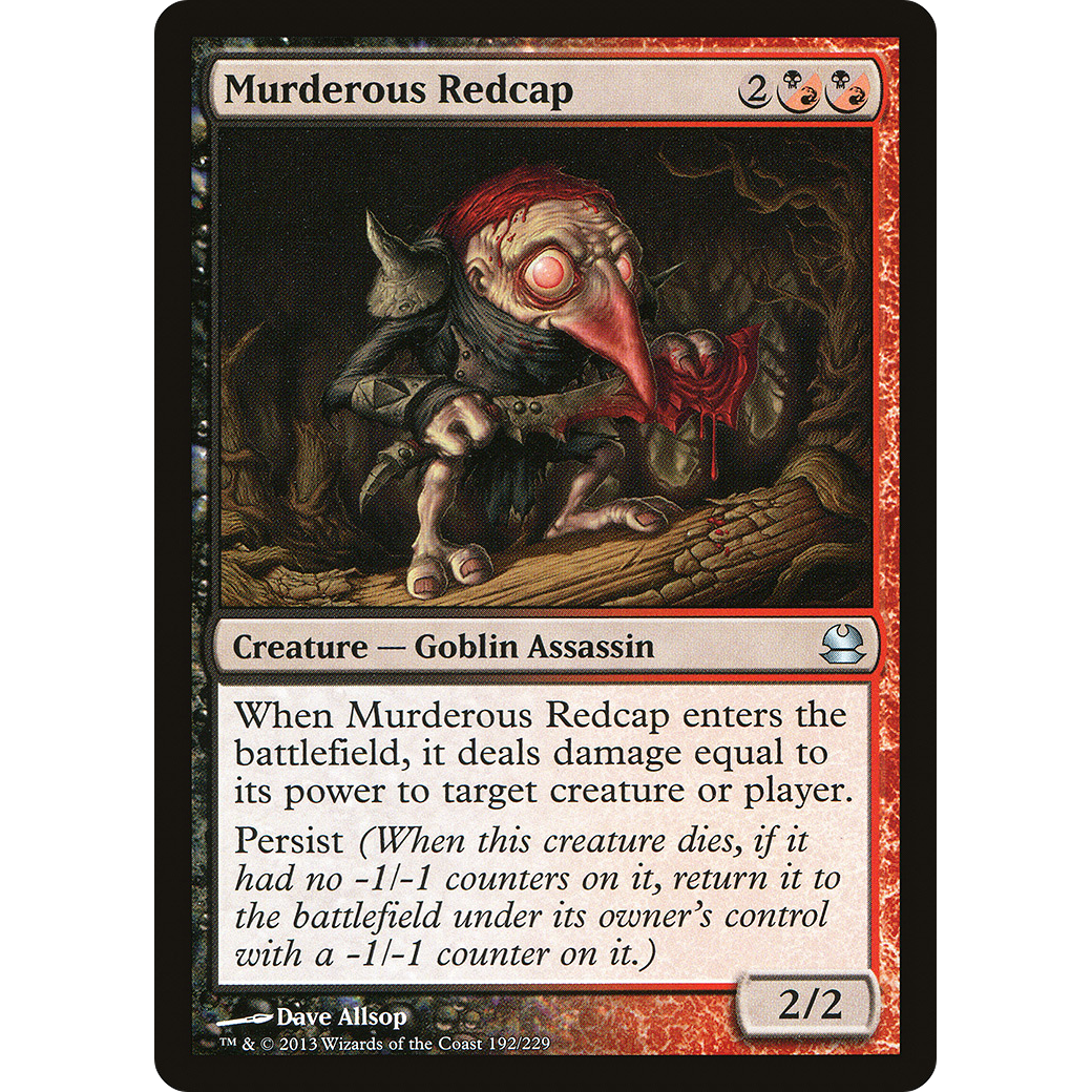 Murderous Redcap (MMA-192) - Modern Masters