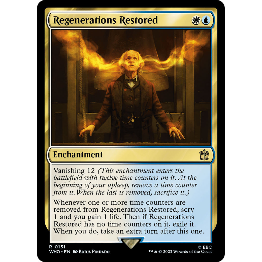 Regenerations Restored (WHO-151) - Doctor Who Foil
