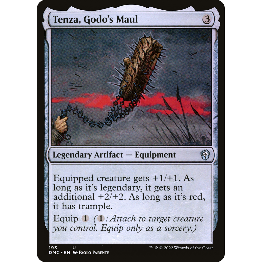 Tenza, Godo's Maul (DMC-193) - Dominaria United Commander