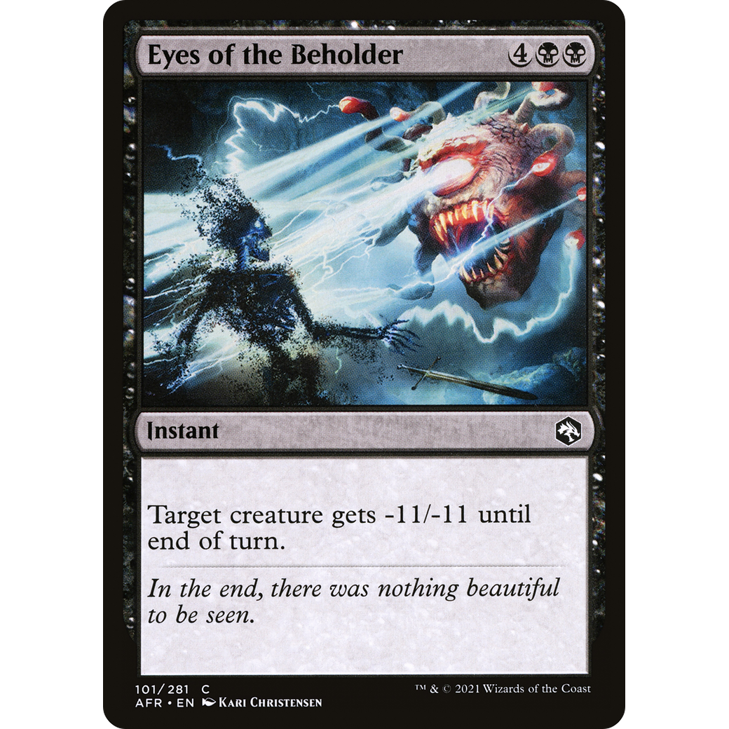 Eyes of the Beholder (AFR-101) - Adventures in the Forgotten Realms Foil