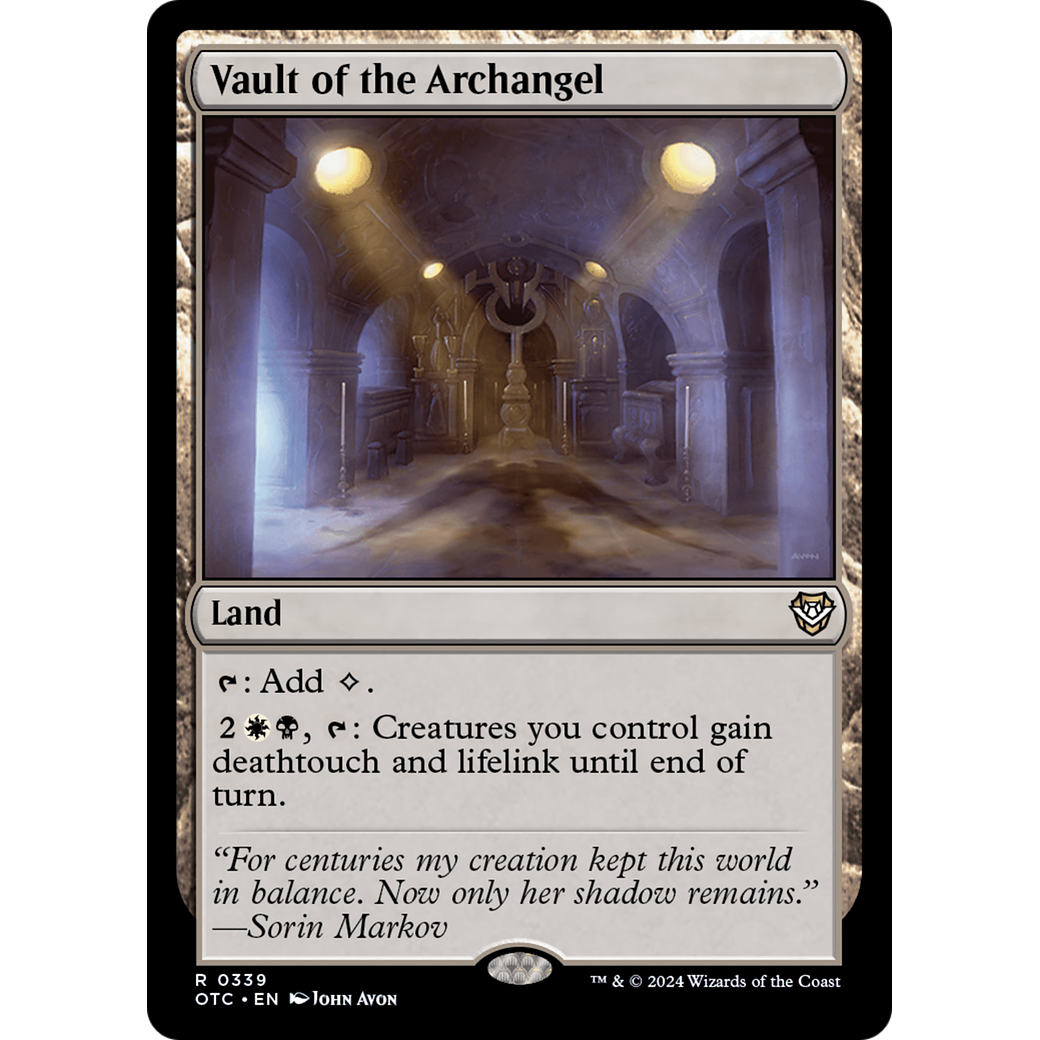 Vault of the Archangel (OTC-339) - Outlaws of Thunder Junction Commander