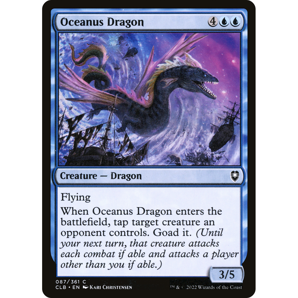 Oceanus Dragon (CLB-087) - Commander Legends: Battle for Baldur's Gate