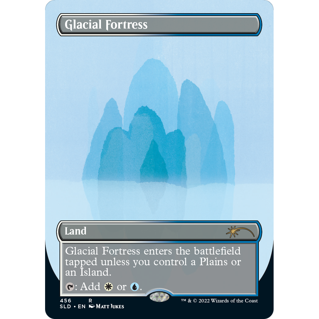 Glacial Fortress (SLD-456) - Secret Lair Drop (Borderless) Foil