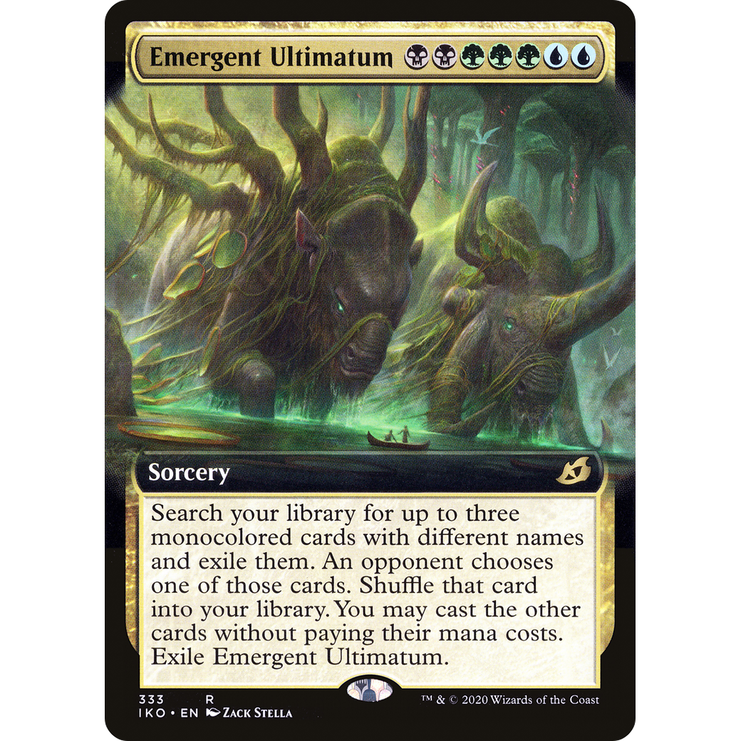 Emergent Ultimatum (Extended Art) (IKO-333) - Ikoria: Lair of Behemoths: (Extended Art) Foil