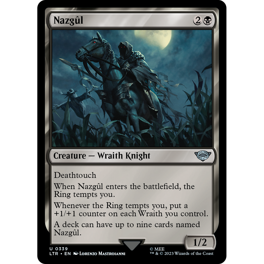 Nazgûl (LTR-339) - The Lord of the Rings: Tales of Middle-earth Foil