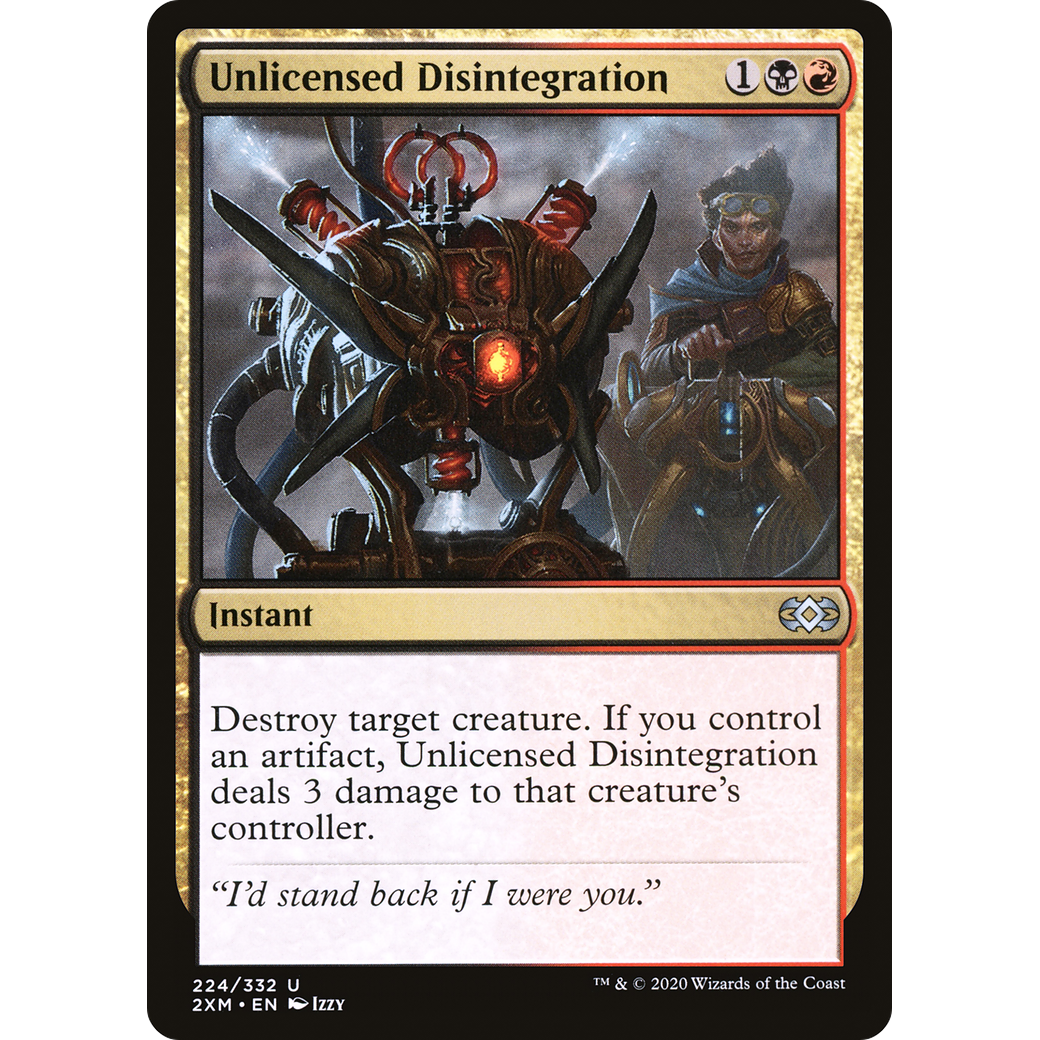 Unlicensed Disintegration (2XM-224) - Double Masters