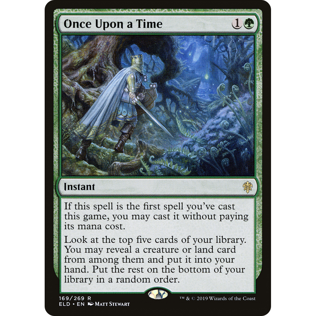 Once Upon a Time (ELD-169) - Throne of Eldraine Foil