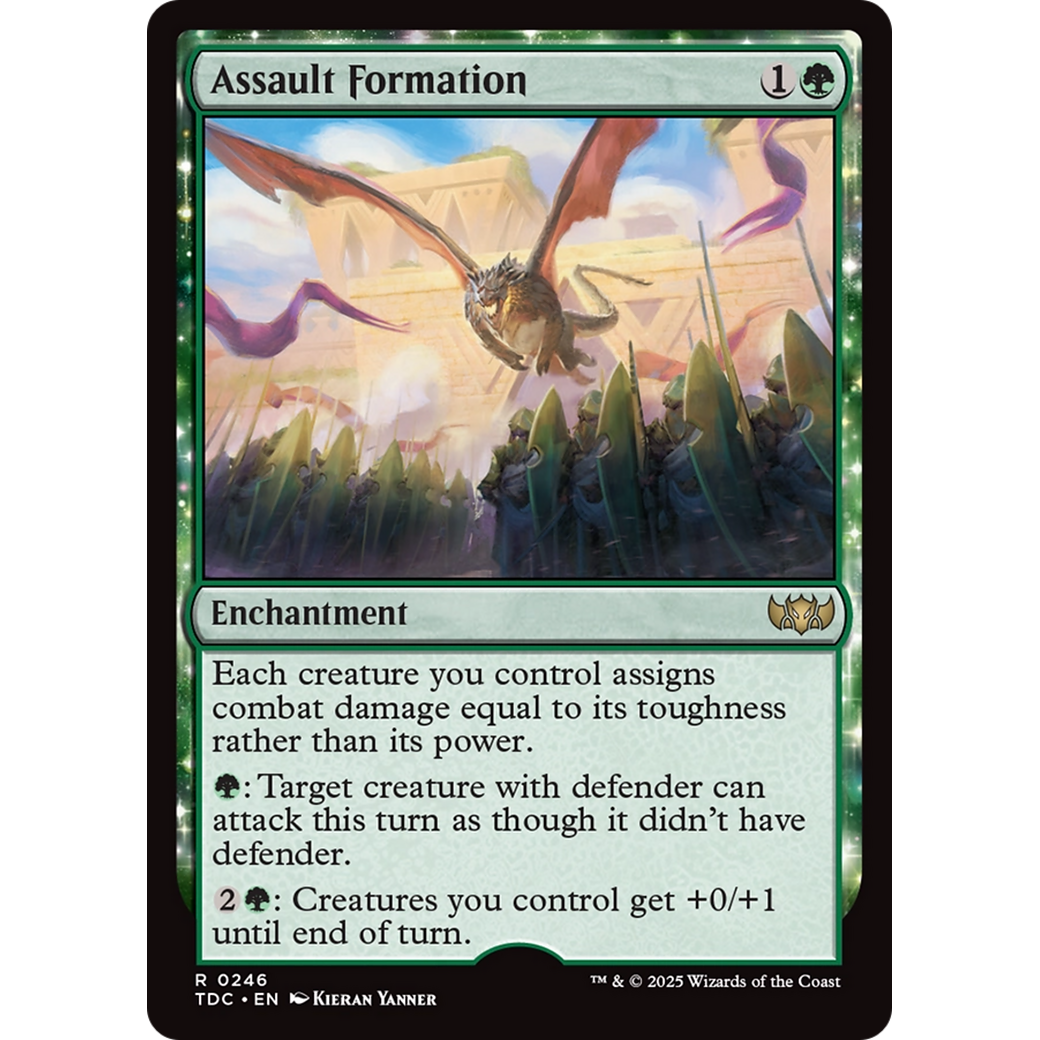Assault Formation (TDC-246) - Commander: Tarkir: Dragonstorm: (enchantment)