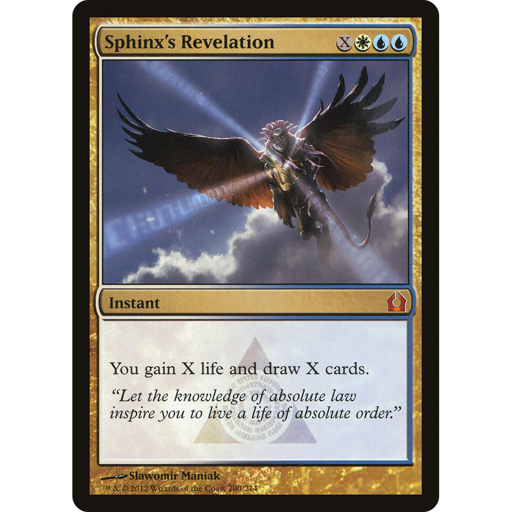 Sphinx's Revelation (RTR-200) - Return to Ravnica Foil