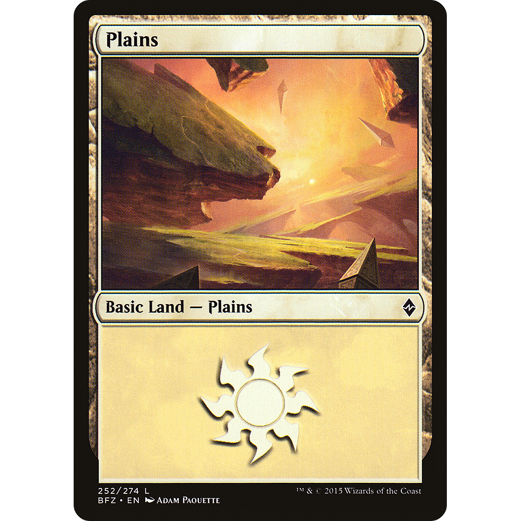 Plains (252) (BFZ-252) - Battle for Zendikar