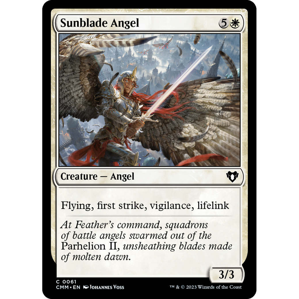 Sunblade Angel (CMM-061) - Commander Masters