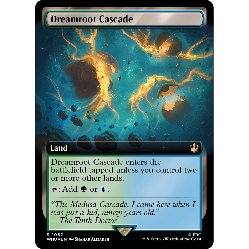 Dreamroot Cascade (Extended Art) (Surge Foil) (WHO-1082) - Doctor Who: (Extended Art) Foil