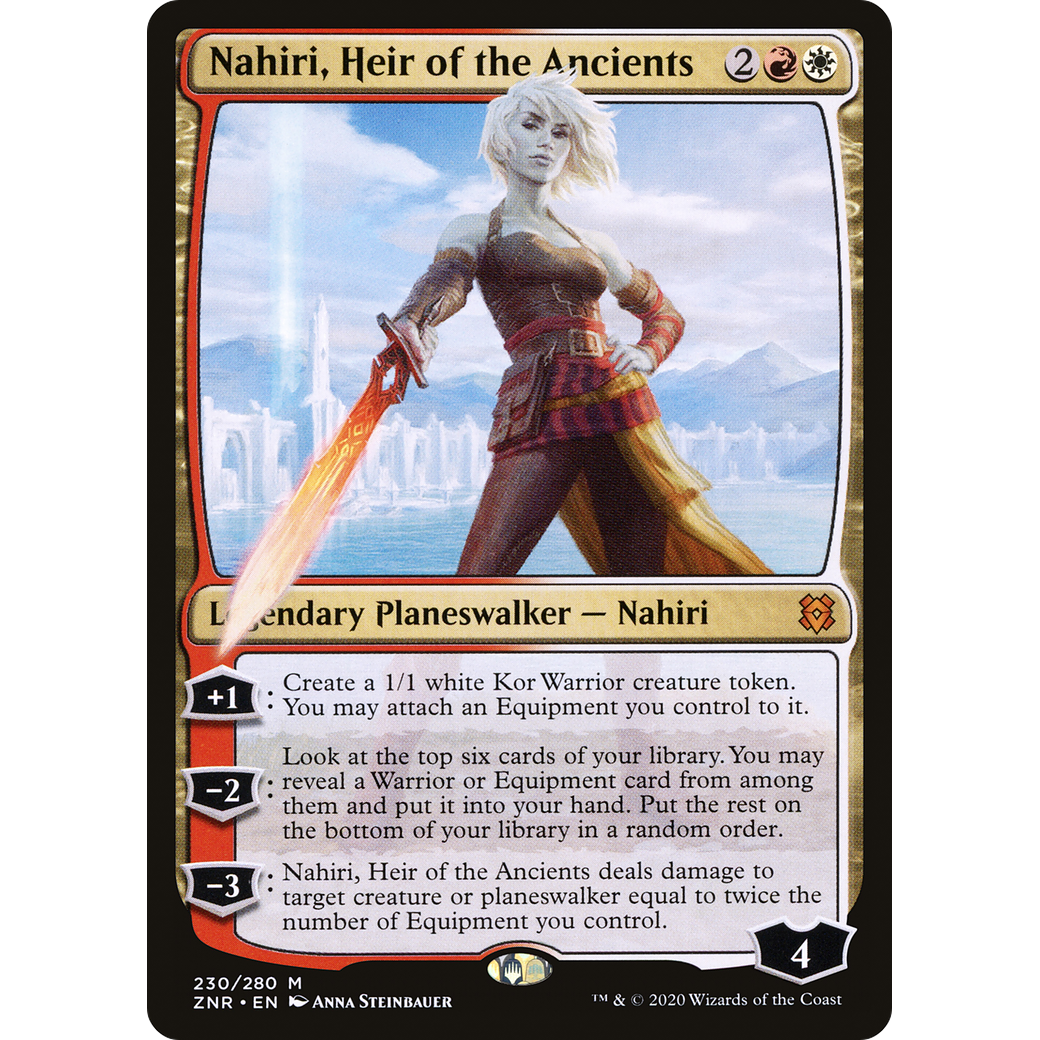 Nahiri, Heir of the Ancients (ZNR-230) - Zendikar Rising Foil
