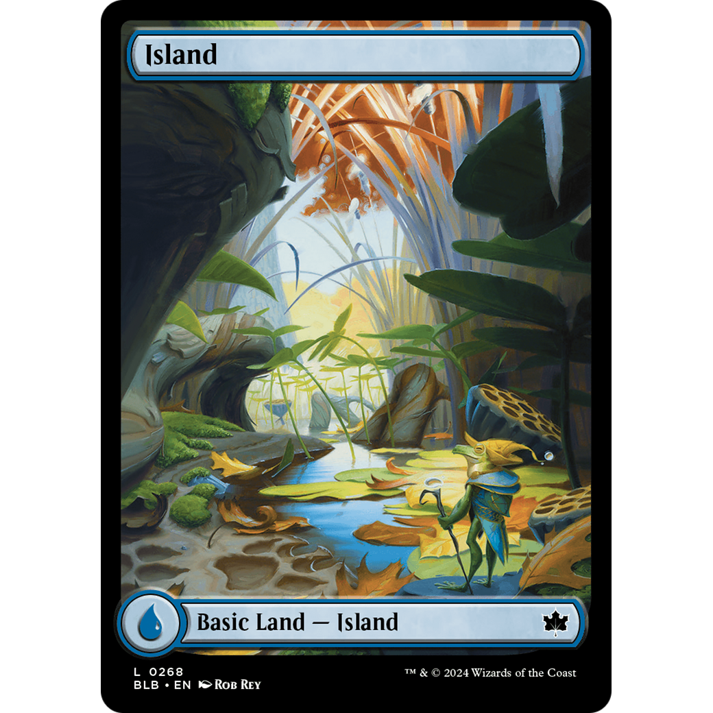 Island (BLB-268) - Bloomburrow Foil