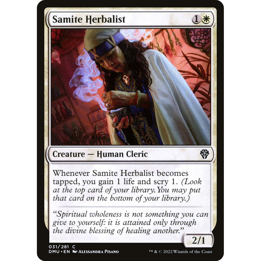 Samite Herbalist (DMU-031) - Dominaria United