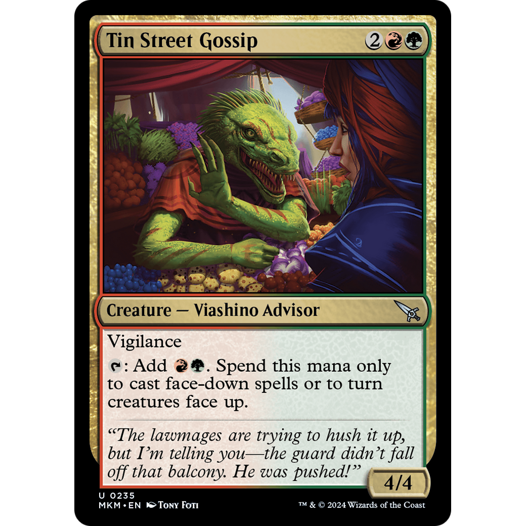 Tin Street Gossip (MKM-235) - Murders at Karlov Manor Foil