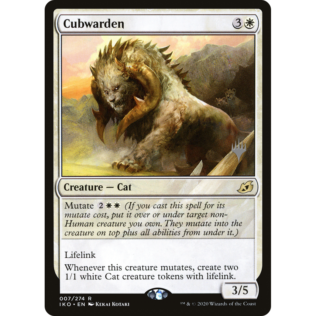 Cubwarden (PPIKO-007) - Ikoria: Lair of Behemoths Promos Foil