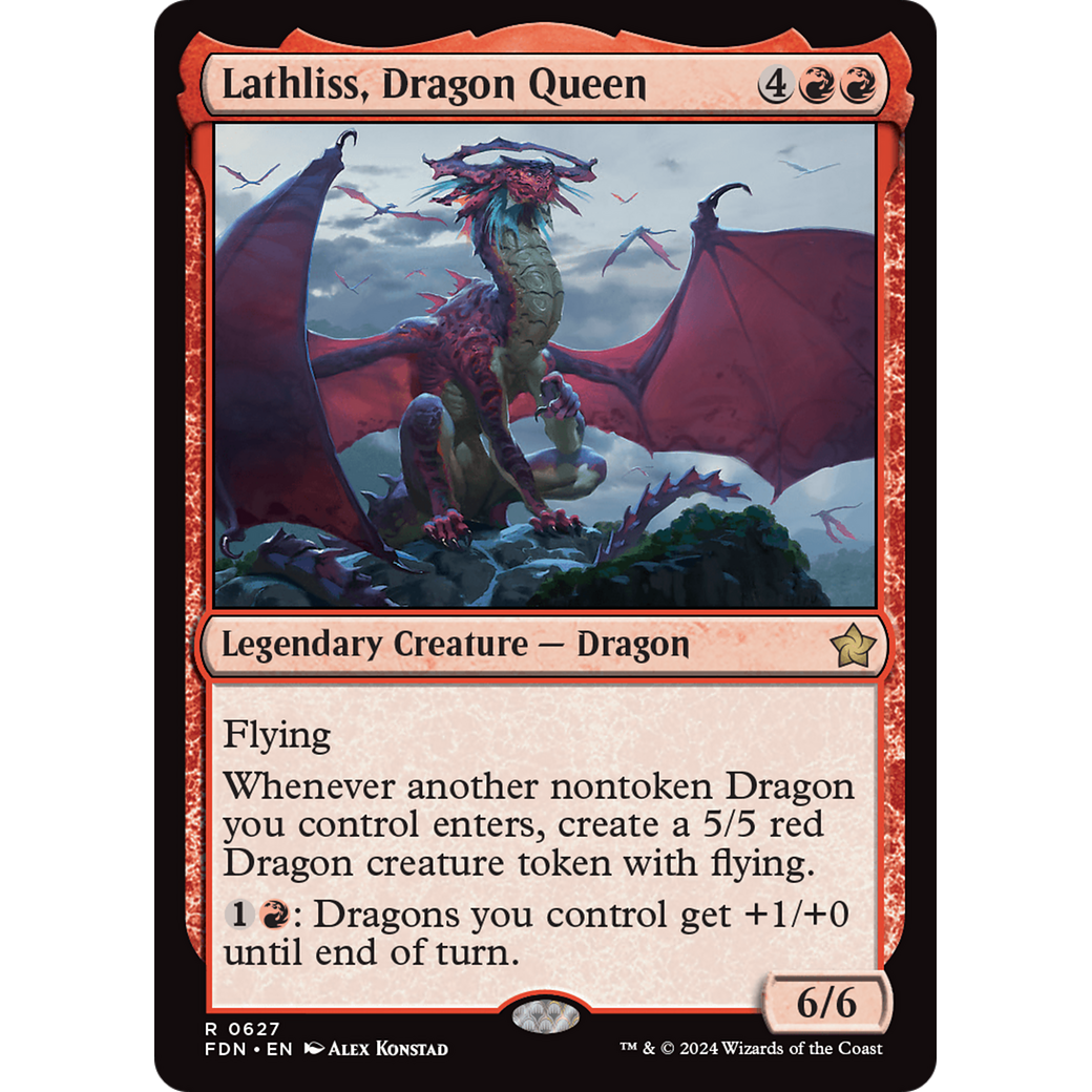 Lathliss, Dragon Queen (FDN-627) - Foundations