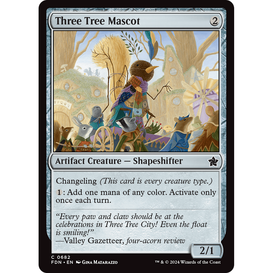 Three Tree Mascot (FDN-682) - Foundations