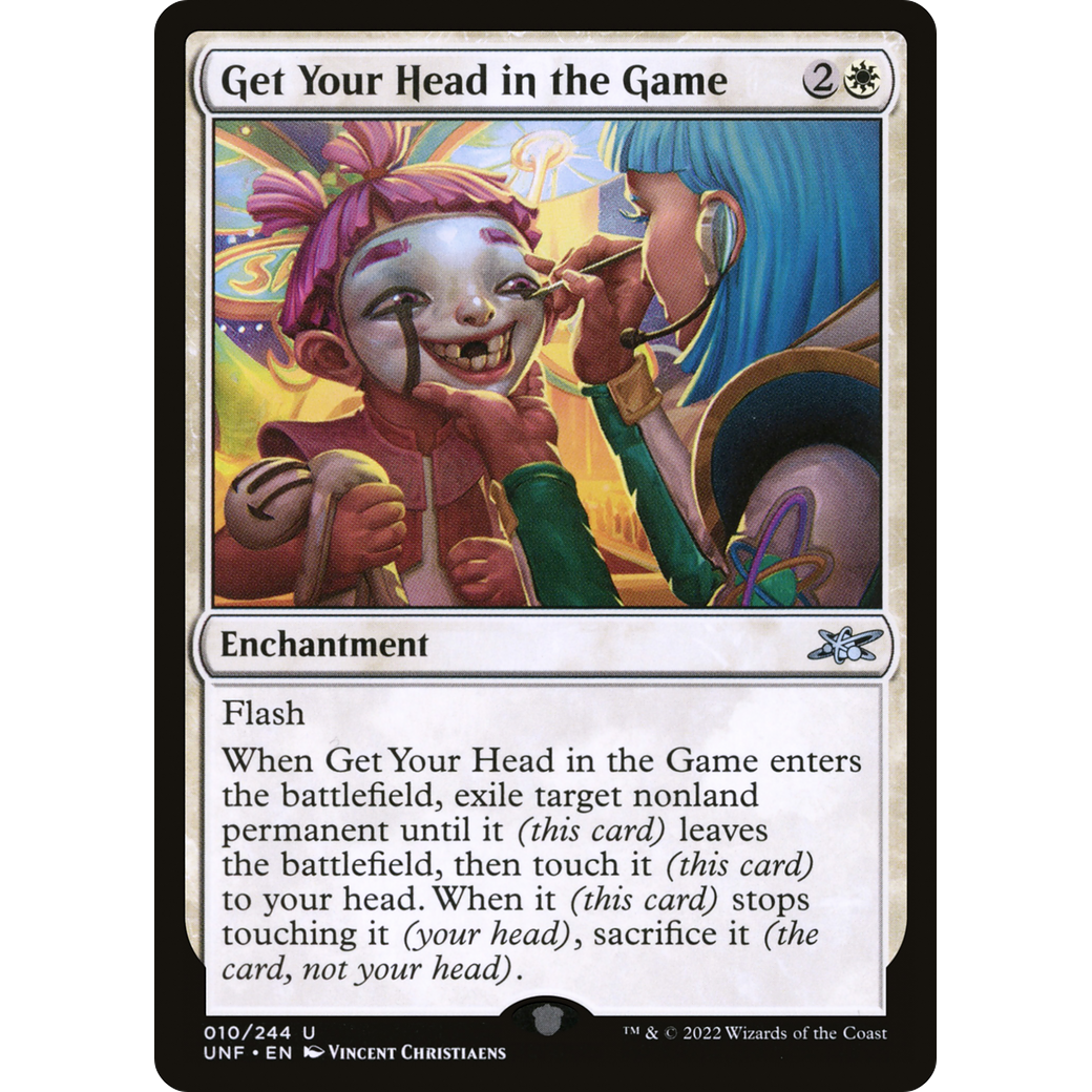 Get Your Head in the Game (UNF-010) - Unfinity Foil
