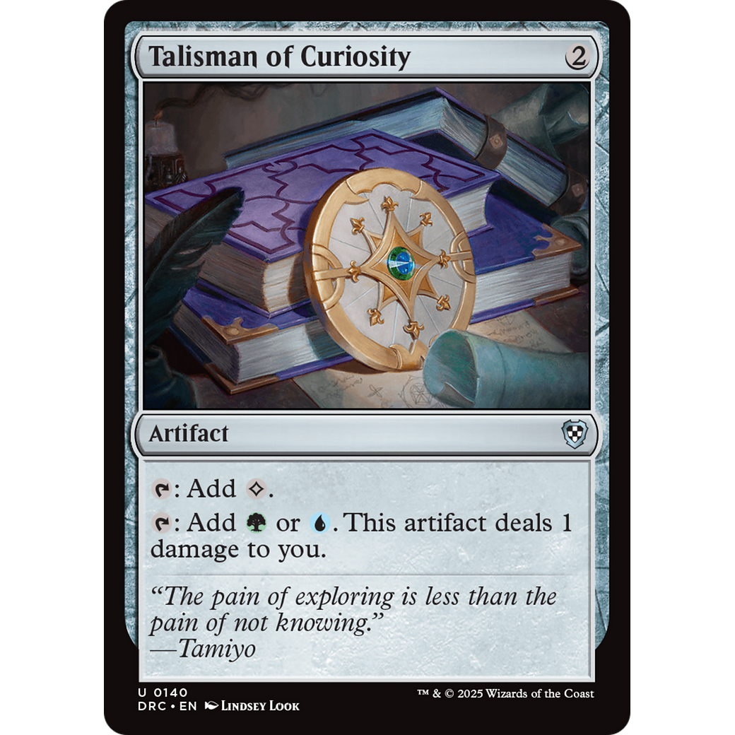 Talisman of Curiosity (DRC-140) - Commander: Aetherdrift Foil