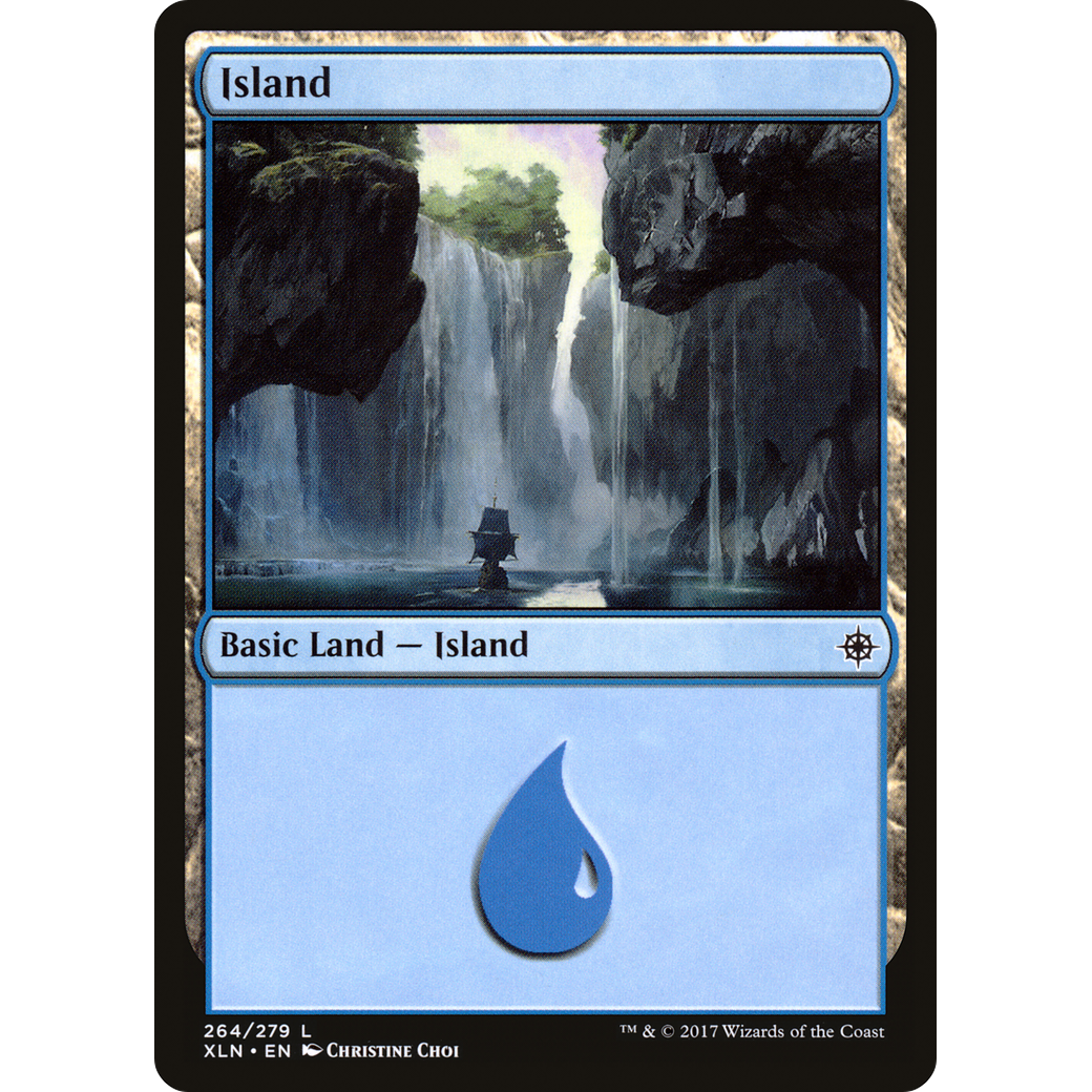 Island (264) (XLN-264) - Ixalan Foil