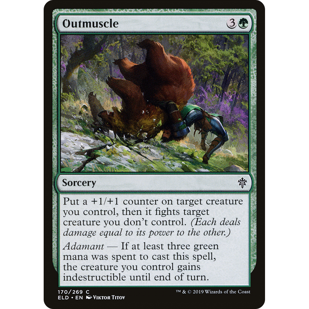 Outmuscle (ELD-170) - Throne of Eldraine