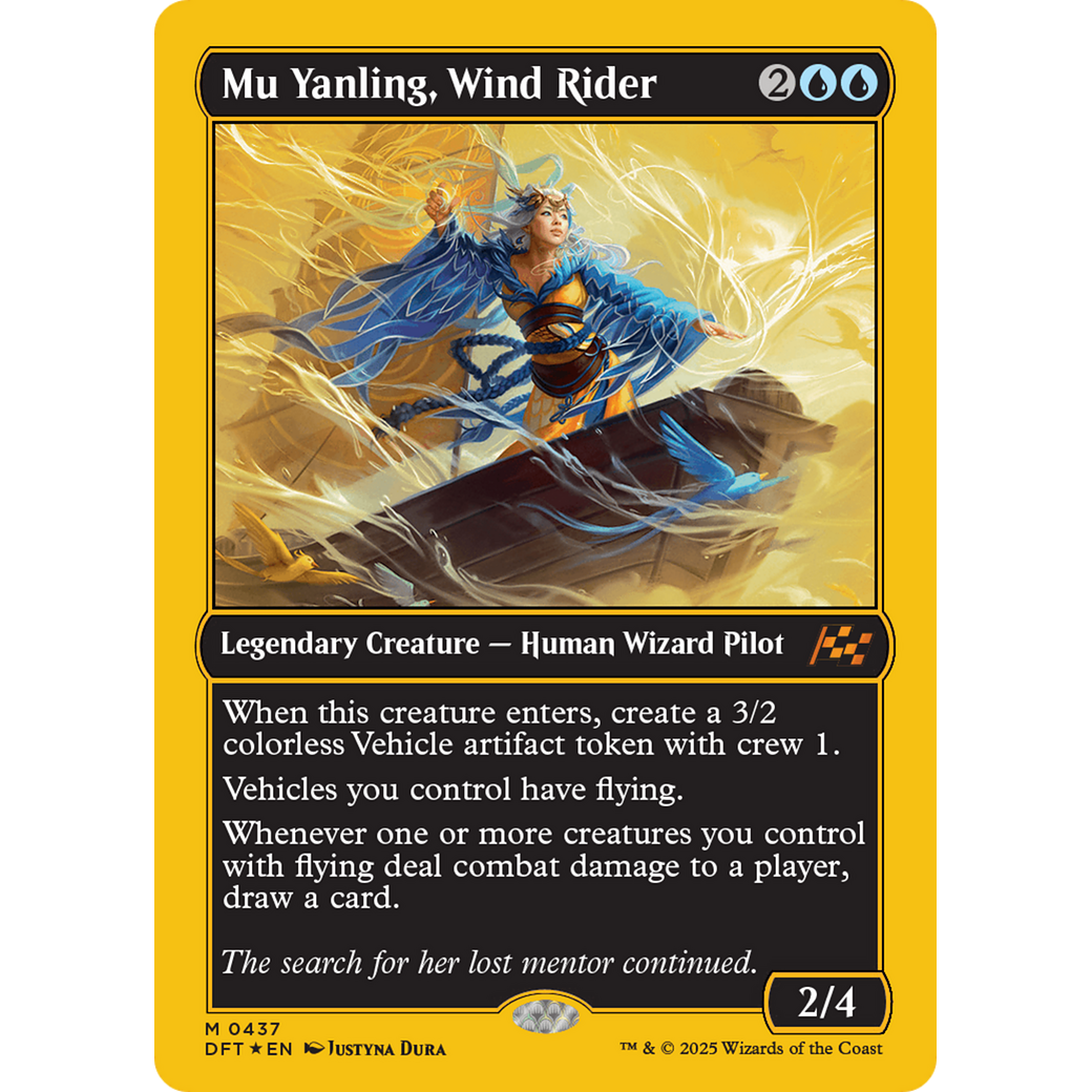 Mu Yanling, Wind Rider (DFT-437) - Aetherdrift Foil