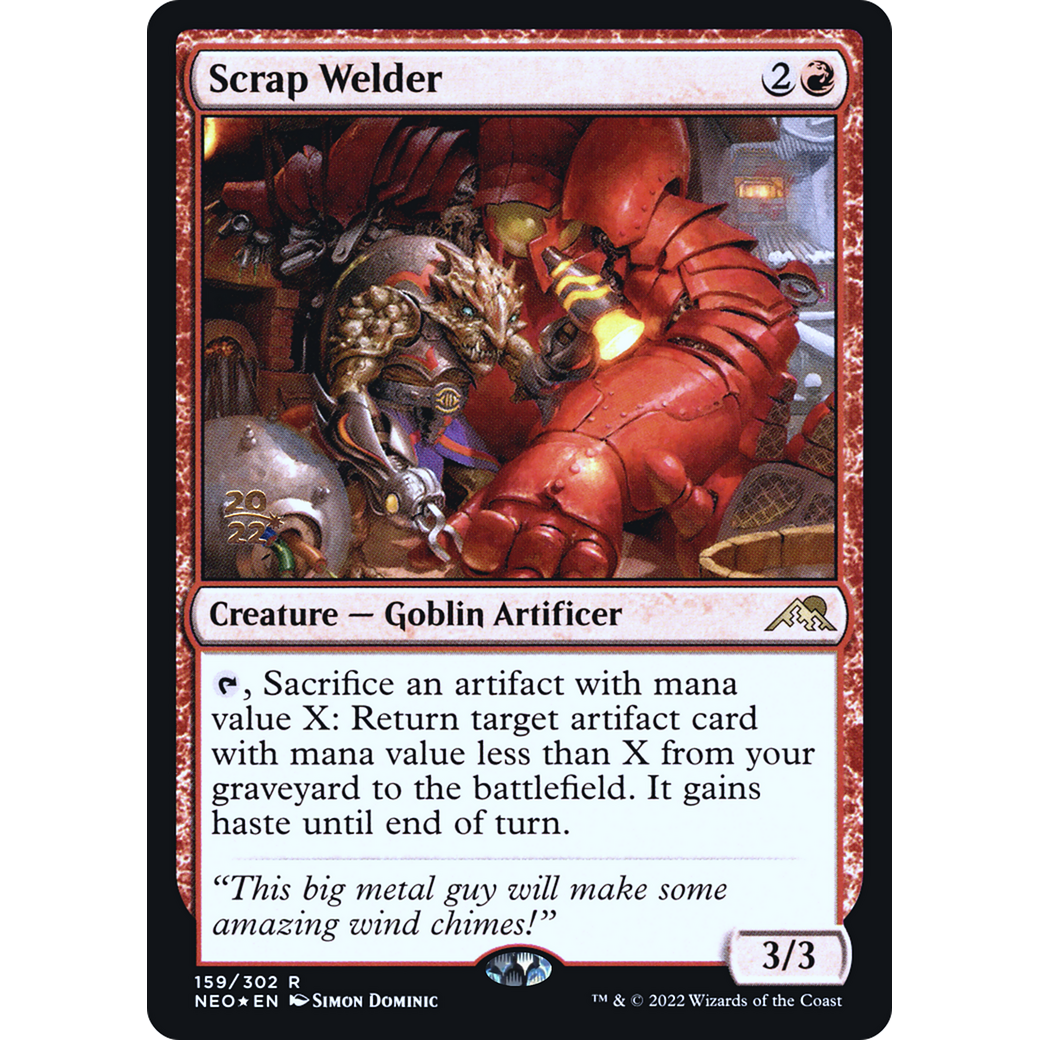 Scrap Welder (PRE-159S) - Kamigawa: Neon Dynasty Promos Foil