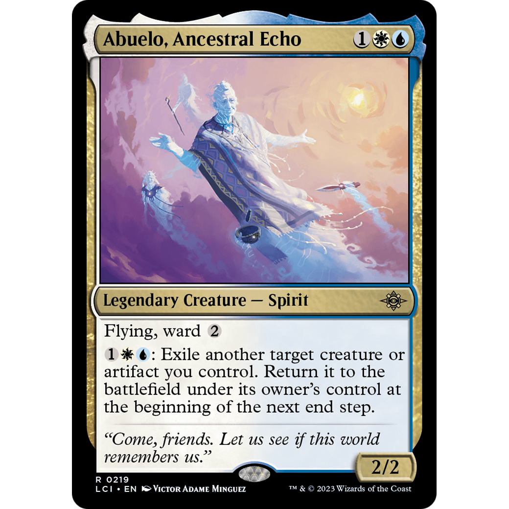 Abuelo, Ancestral Echo (LCI-219) - The Lost Caverns of Ixalan Foil