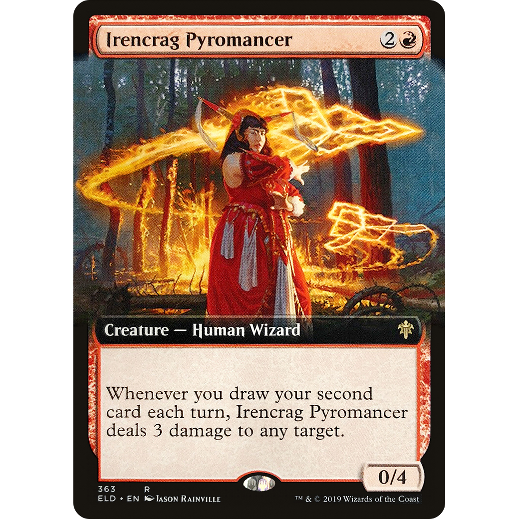 Irencrag Pyromancer (Extended Art) (ELD-363) - Throne of Eldraine: (Extended Art)