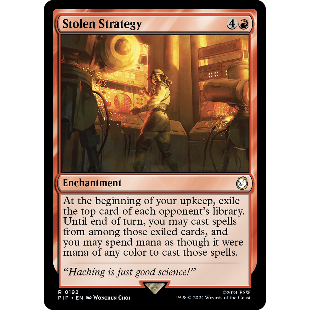 Stolen Strategy (PIP-192) - Fallout Foil